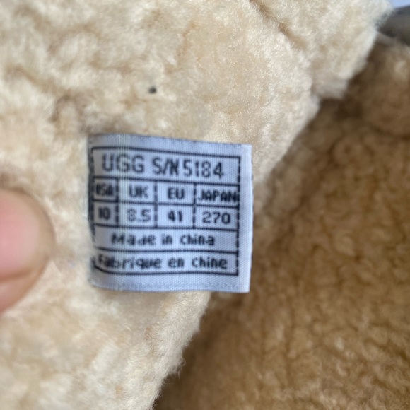 UGG Australia white snow boots 5184 sz 10 - Picture 5 of 11